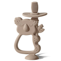 Moonkie.de-2-in-1 Koala Beißring-Warmes Taupe-TT-K05-1
