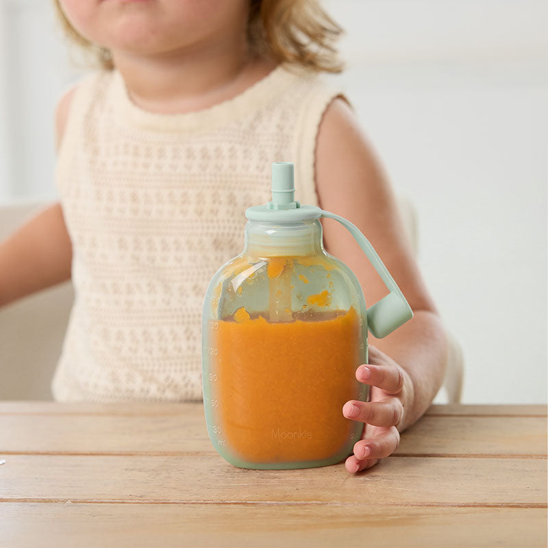 Babynahrungsbeutel-Set ohne Kleckern