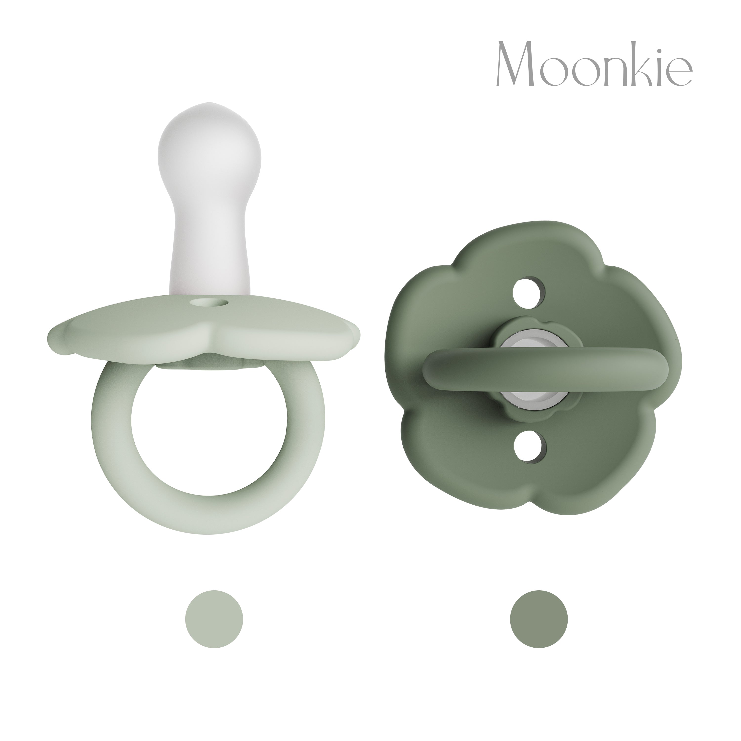 Moonkie.de-Astrid Classic Silikon Schnuller-Babyrosa/Hellmauve-PF-05-11