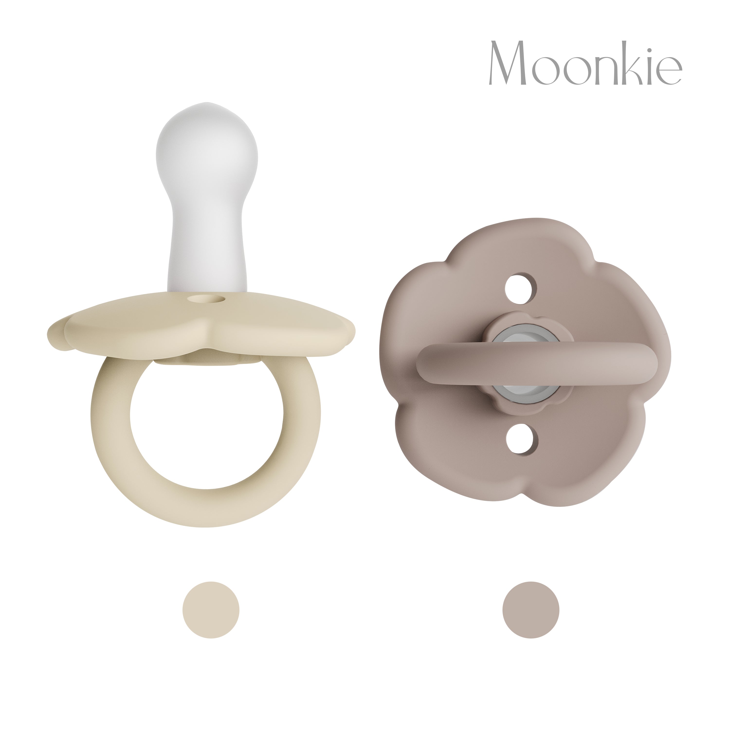 Moonkie.de-Astrid Classic Silikon Schnuller-Babyrosa/Hellmauve-PF-05-13