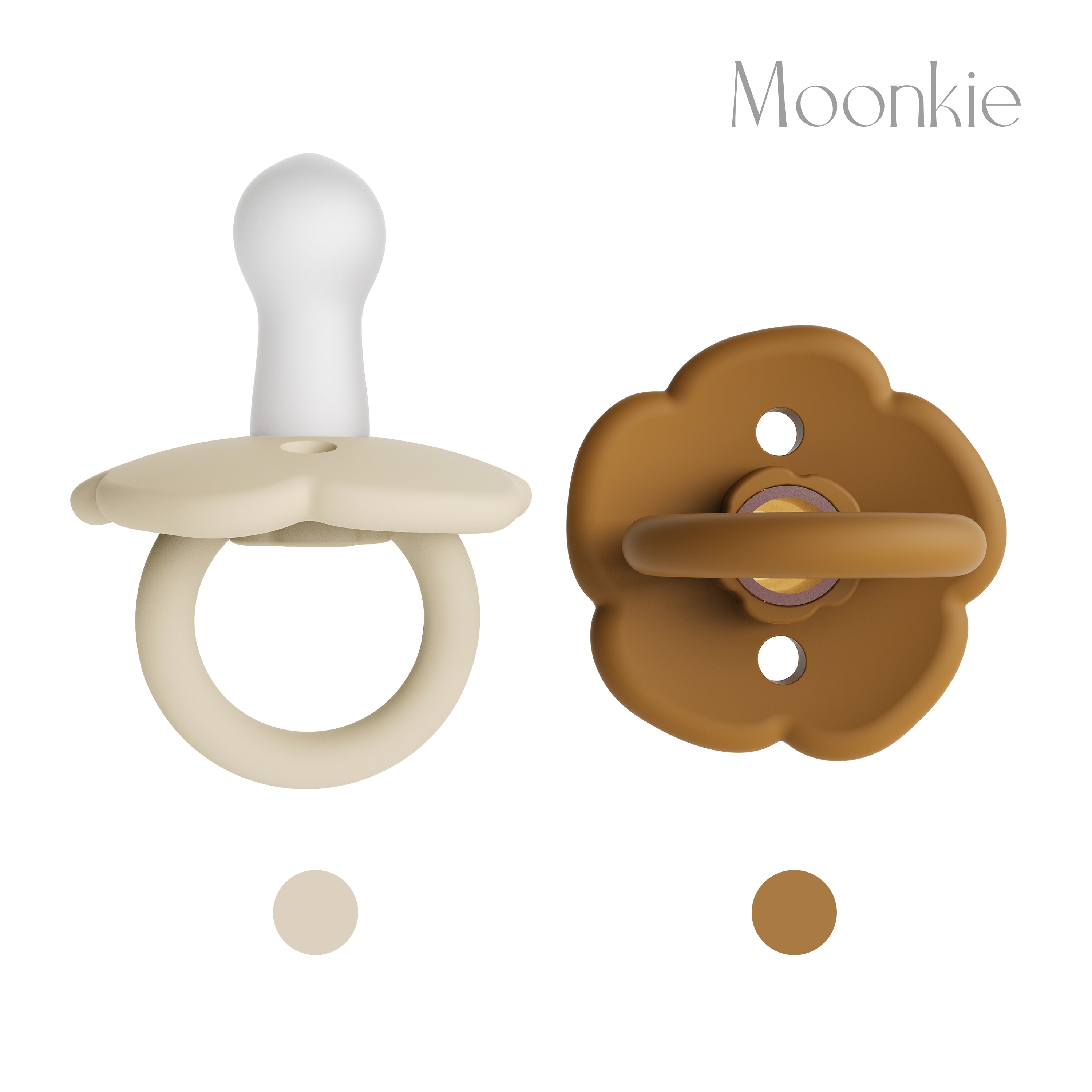 Moonkie.de-Astrid Classic Silikon Schnuller-Babyrosa/Hellmauve-PF-05-15