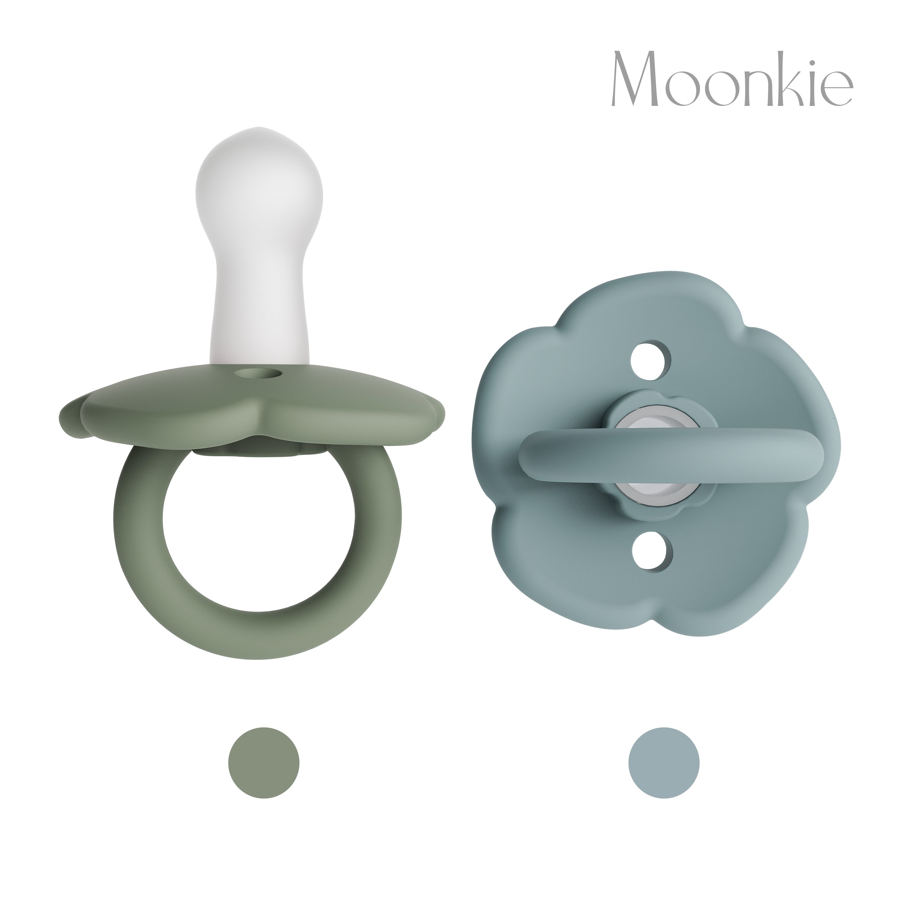 Moonkie.de-Astrid Classic Silikon Schnuller-Babyrosa/Hellmauve-PF-05-17