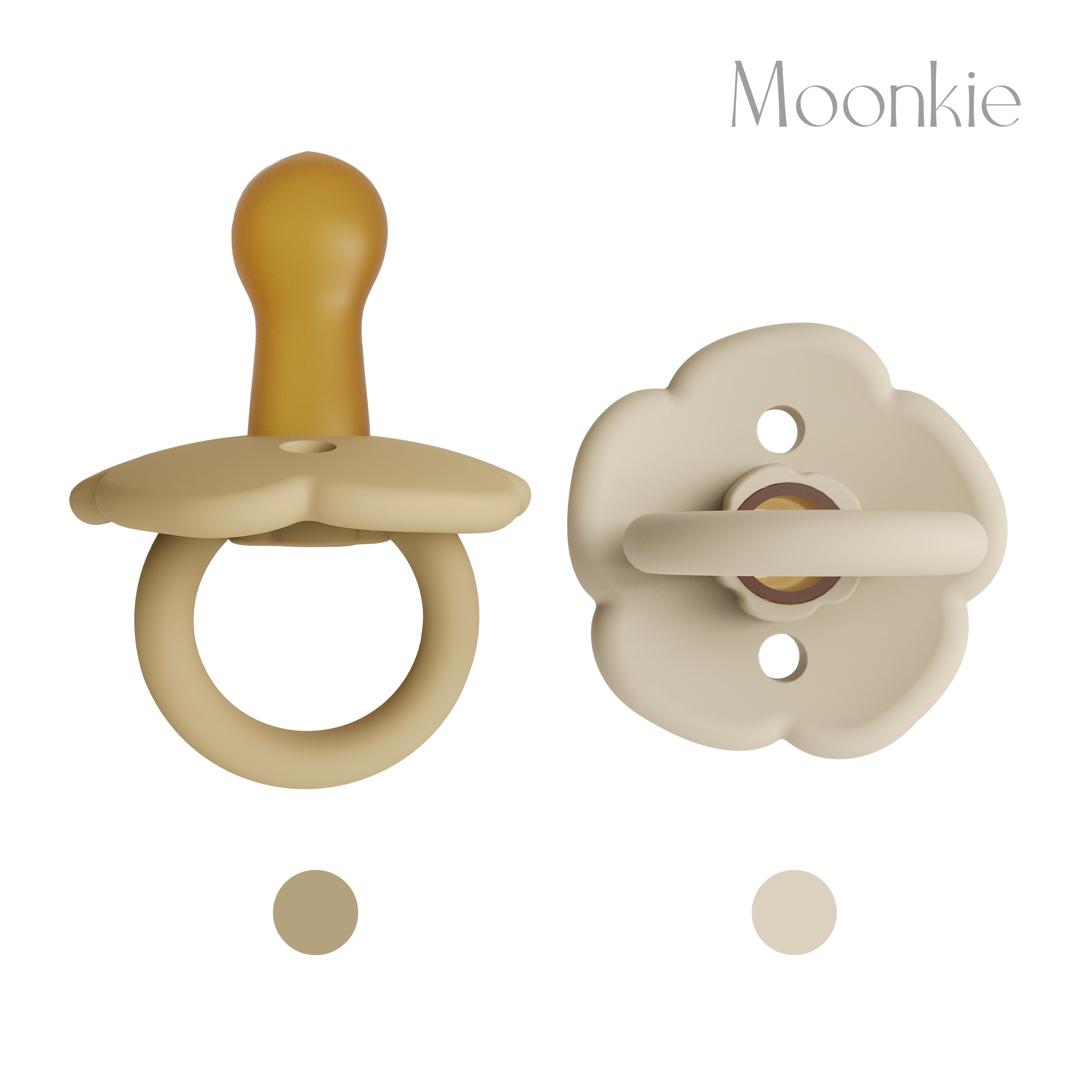 Moonkie.de-Astrid Classic Silikon Schnuller-Babyrosa/Hellmauve-PF-05-9