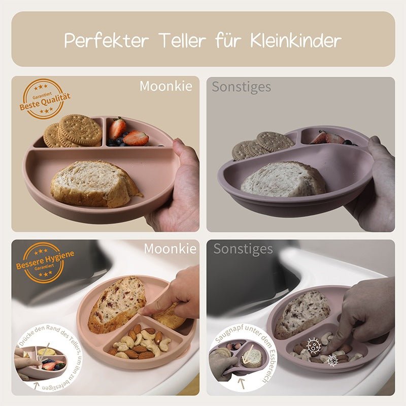 Moonkie.de-Saugteller - 2er-Pack-Äther/Salbei-PL-07-10