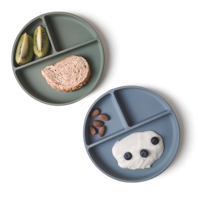 Moonkie.de-Saugteller - 2er-Pack-Äther/Salbei-PL-07-2