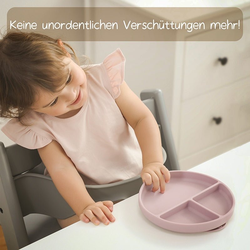 Moonkie.de-Saugteller - 2er-Pack-Äther/Salbei-PL-07-3