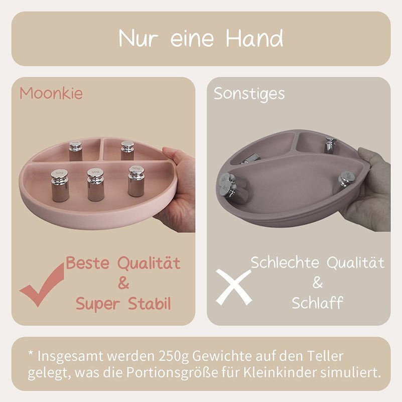 Moonkie.de-Saugteller - 2er-Pack-Äther/Salbei-PL-07-9