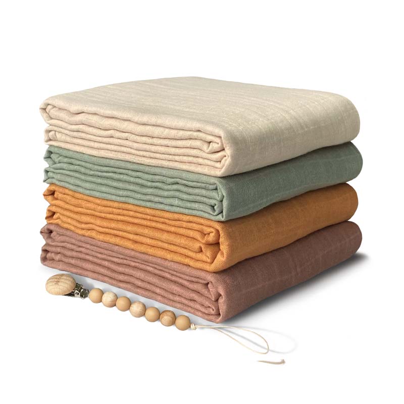 Moonkie.de-Musselin Wickeldecke (Earthy Harmony)-SKU-SB-01-1