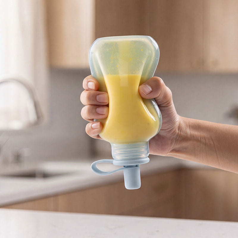 Babynahrungsbeutel-Set ohne Kleckern