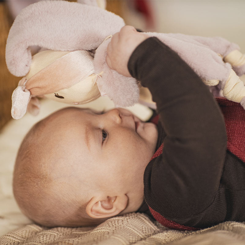 Hasen-Schnuffeltuch für Babys