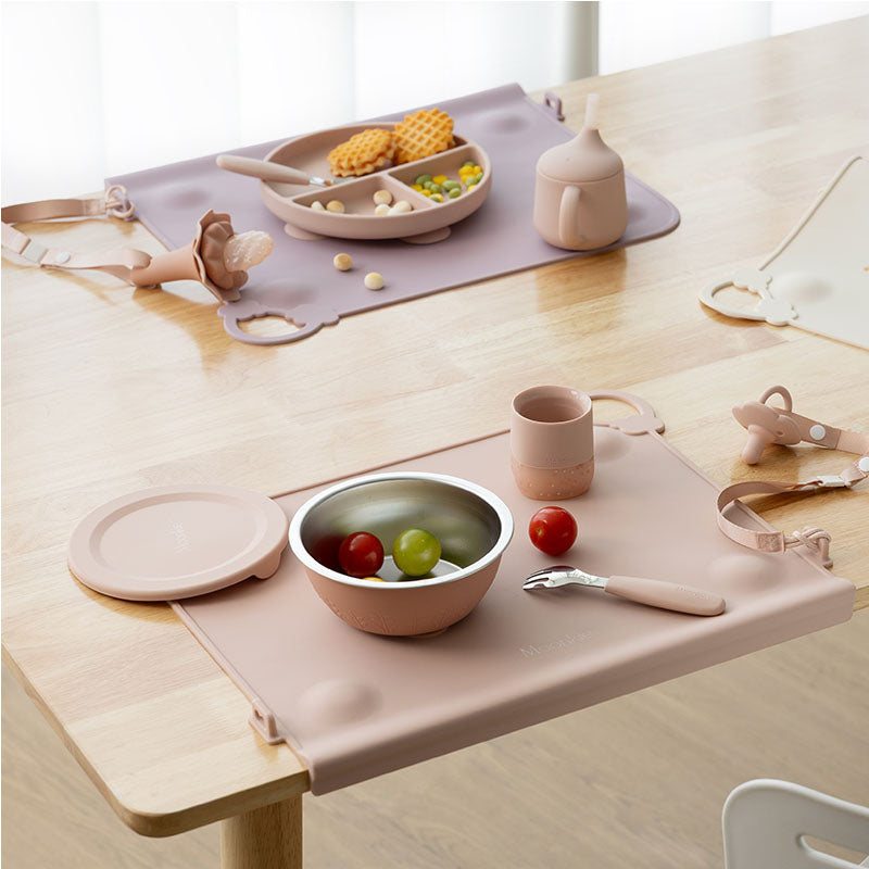 Silikon-Tischset mit Saugnäpfen