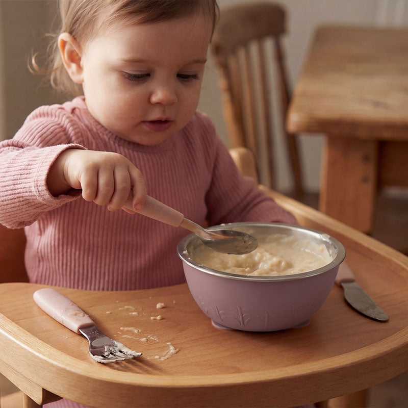 Edelstahl-Silikon-Saugschüssel – 385 ml