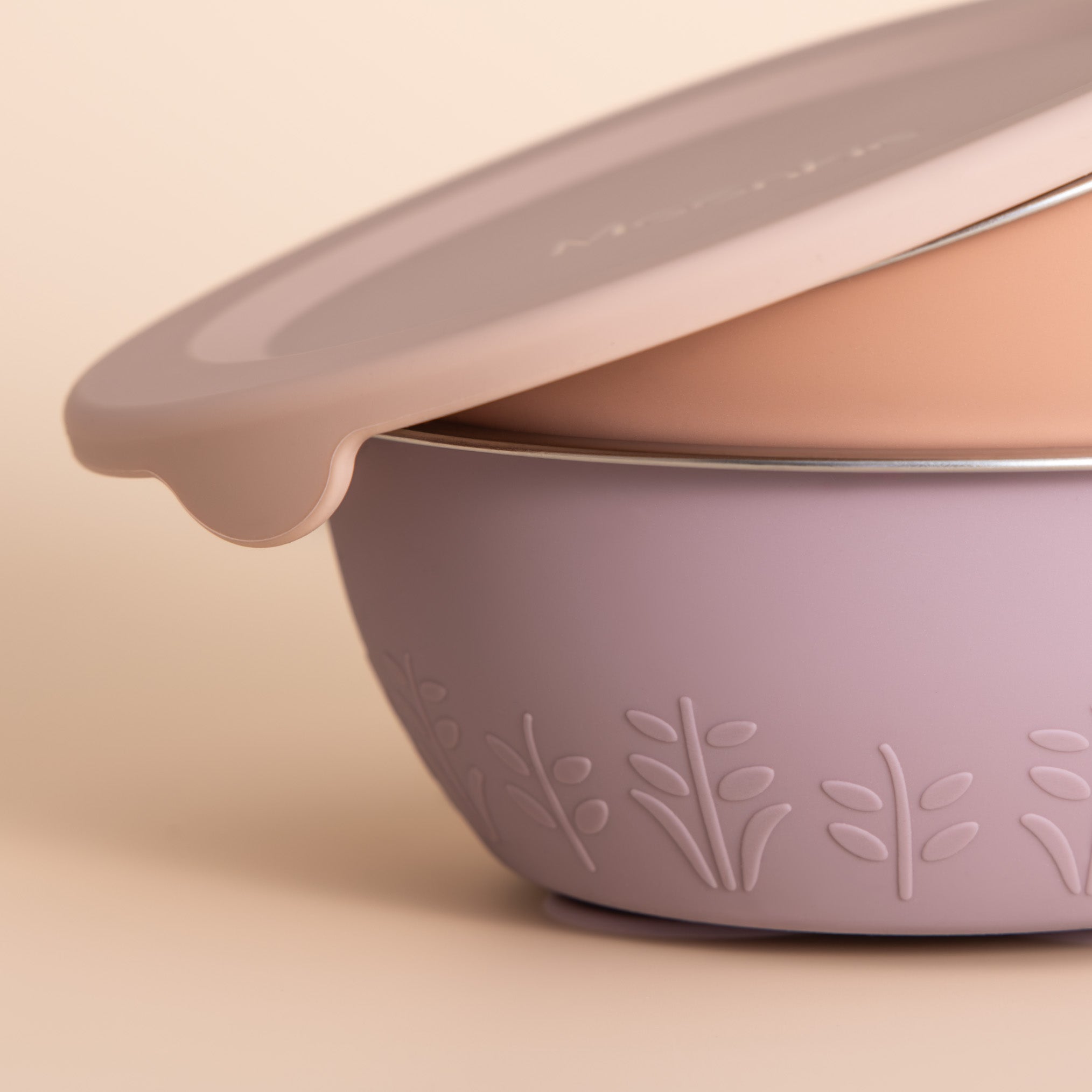 Edelstahl-Silikon-Saugschüssel – 385 ml