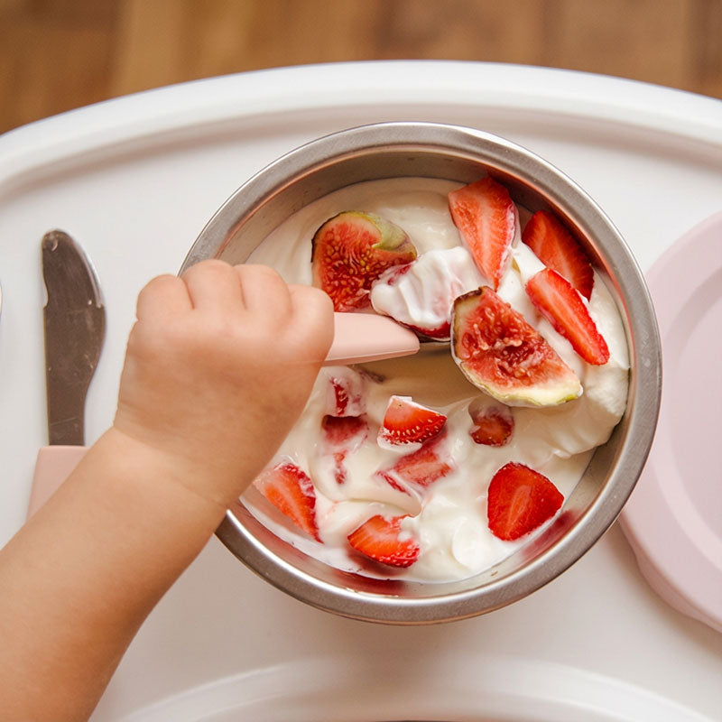 Edelstahl-Silikon-Saugschüssel – 385 ml