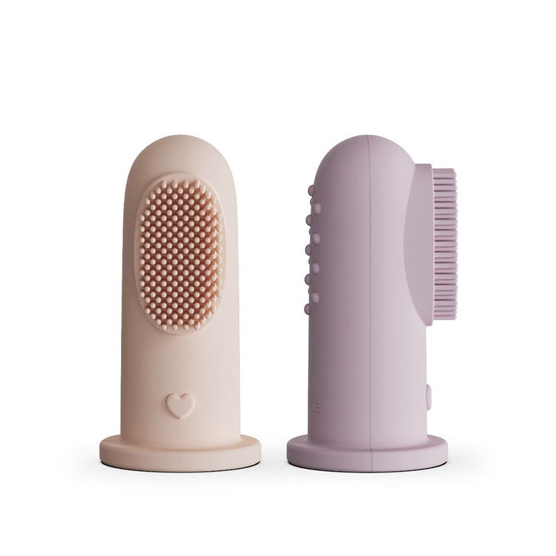 Moonkie.de-Baby Fingerzahnbürste-Rouge/Hellmauve-OK-05-1
