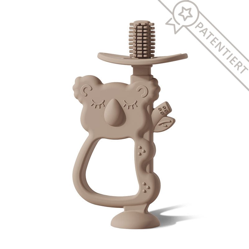 Moonkie.de-Blitzverkauf: 2-in-1 Koala Beißring (Warmes Taupe)-TT-K05-1