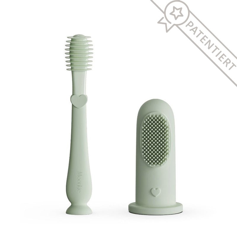 Moonkie.de-Blitzverkauf: Baby-Zahnpflegeset (Mint)-OK-01-1