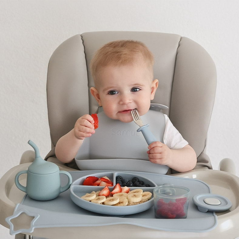 First Bites Geschenkset (Äther/Himmelblau)
