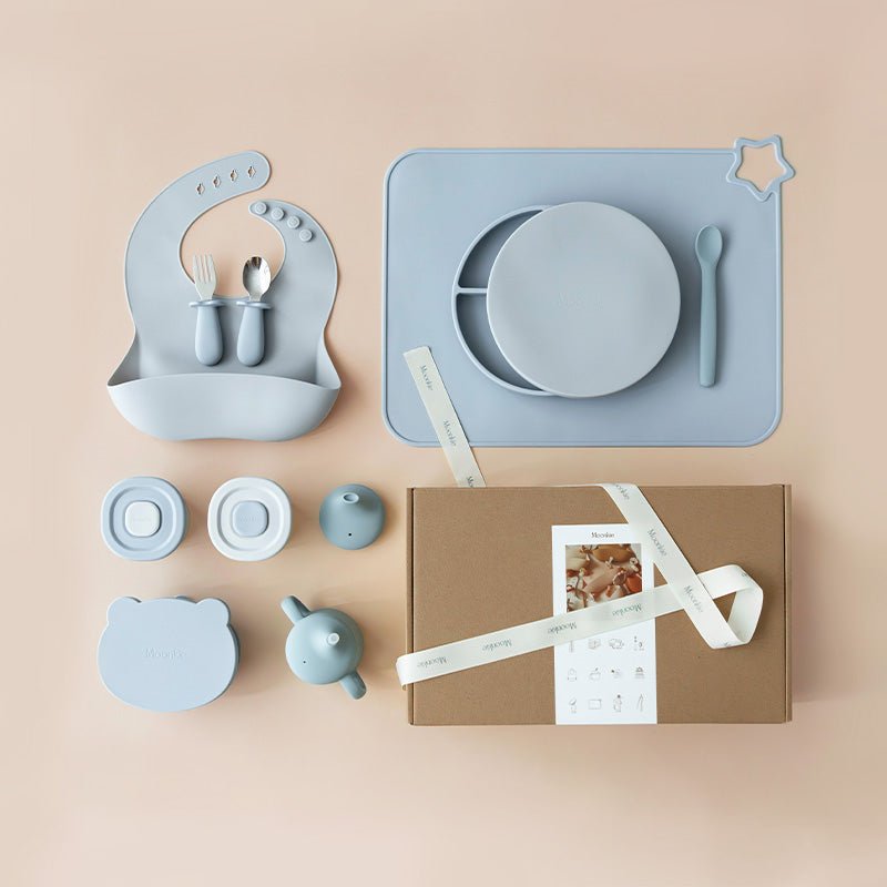 Moonkie.de-First Bites Geschenkset (Äther/Himmelblau)-Standard Box Geschenkset-FB-07-2