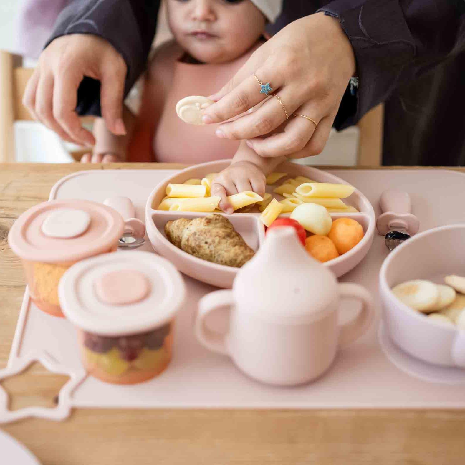 First Bites Geschenkset (Rosa/Gedämpft)