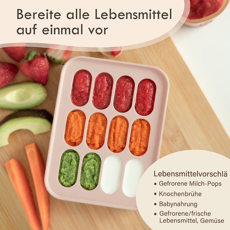 Moonkie.de-Fruchtsauger Baby - 2er-Pack-Estragon-Grün/Äther-BFD-5-6