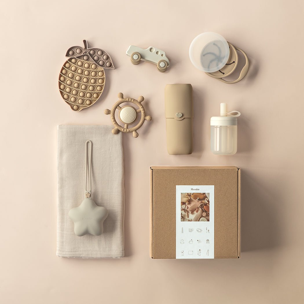 Moonkie.de-Geschenkset für unterwegs (Beige)-Standard Box Geschenkset-OTG-01-2