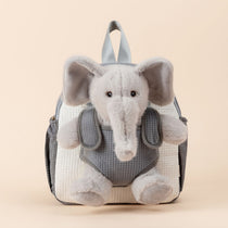 Rucksack für Kleinkinder mit 2 Plüschtieren | Vorschul-Set für Kinder