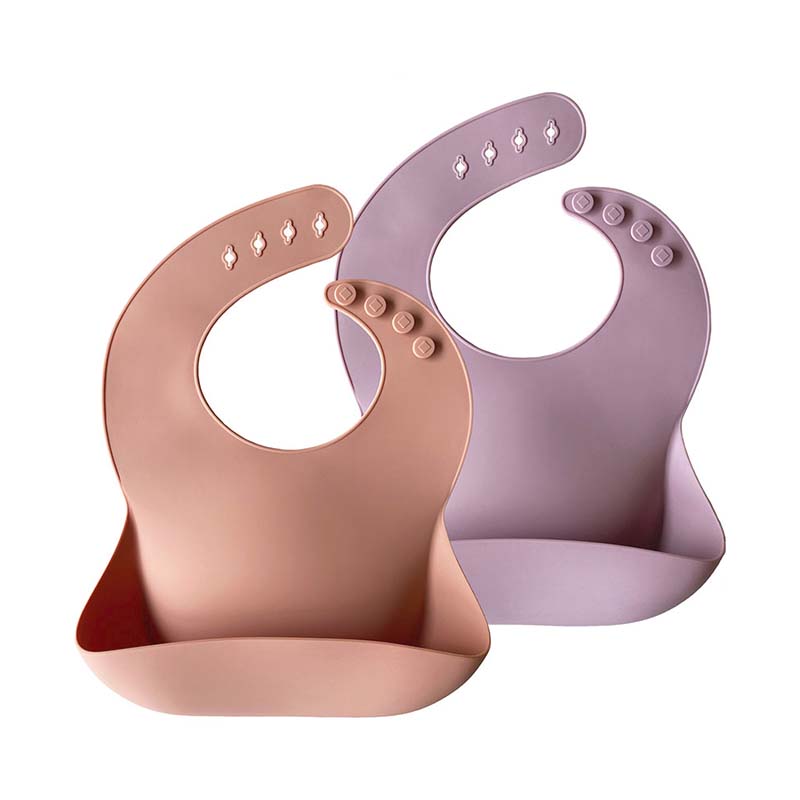 Moonkie.de-Silikon-Baby-Lätzchen - 2er-Pack-Gedämpft/Hellmauve-Moonkie-Bib-003-21