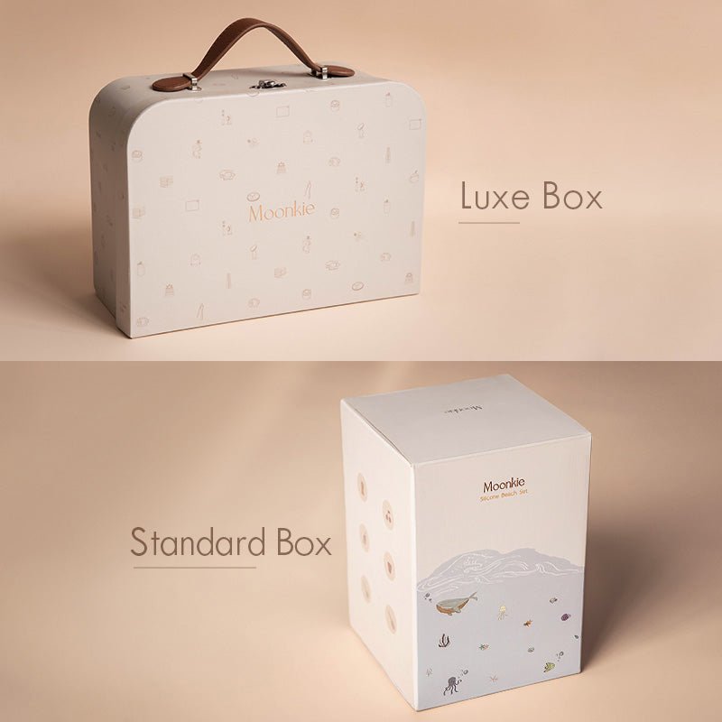 Moonkie.de-Silikon-Strandspielzeug-Set (Blush)-Luxe Box Geschenkset-BT-05-11