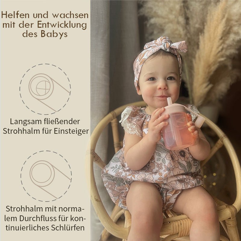 Moonkie.de-Silikon-Trinkbecher mit Strohhalmen-Salbei-TC-5-4
