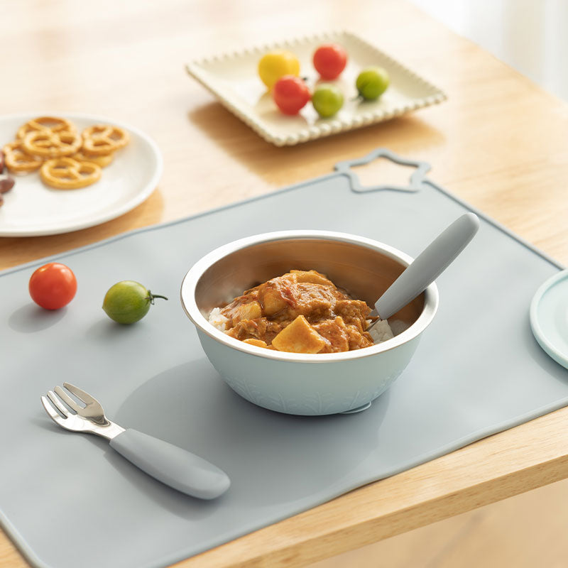 Edelstahl-Silikon-Saugschüssel – 385 ml