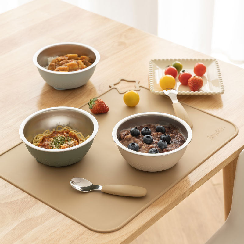 Edelstahl-Silikon-Saugschüssel – 385 ml