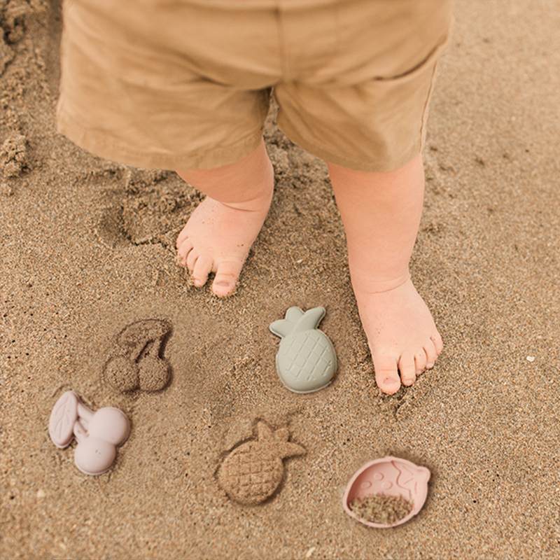 Silikon-Strandspielzeug-Set (Beige)