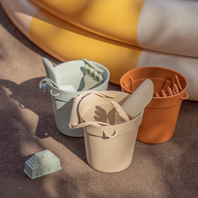 Silikon-Strandspielzeug-Set (Beige)