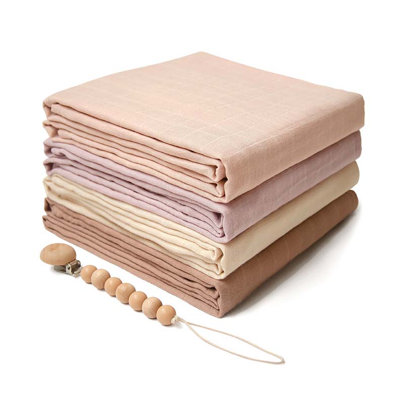 Moonkie.de-Musselin Wickeldecke (Neutral Natürlich)-SKU-SB-06-1